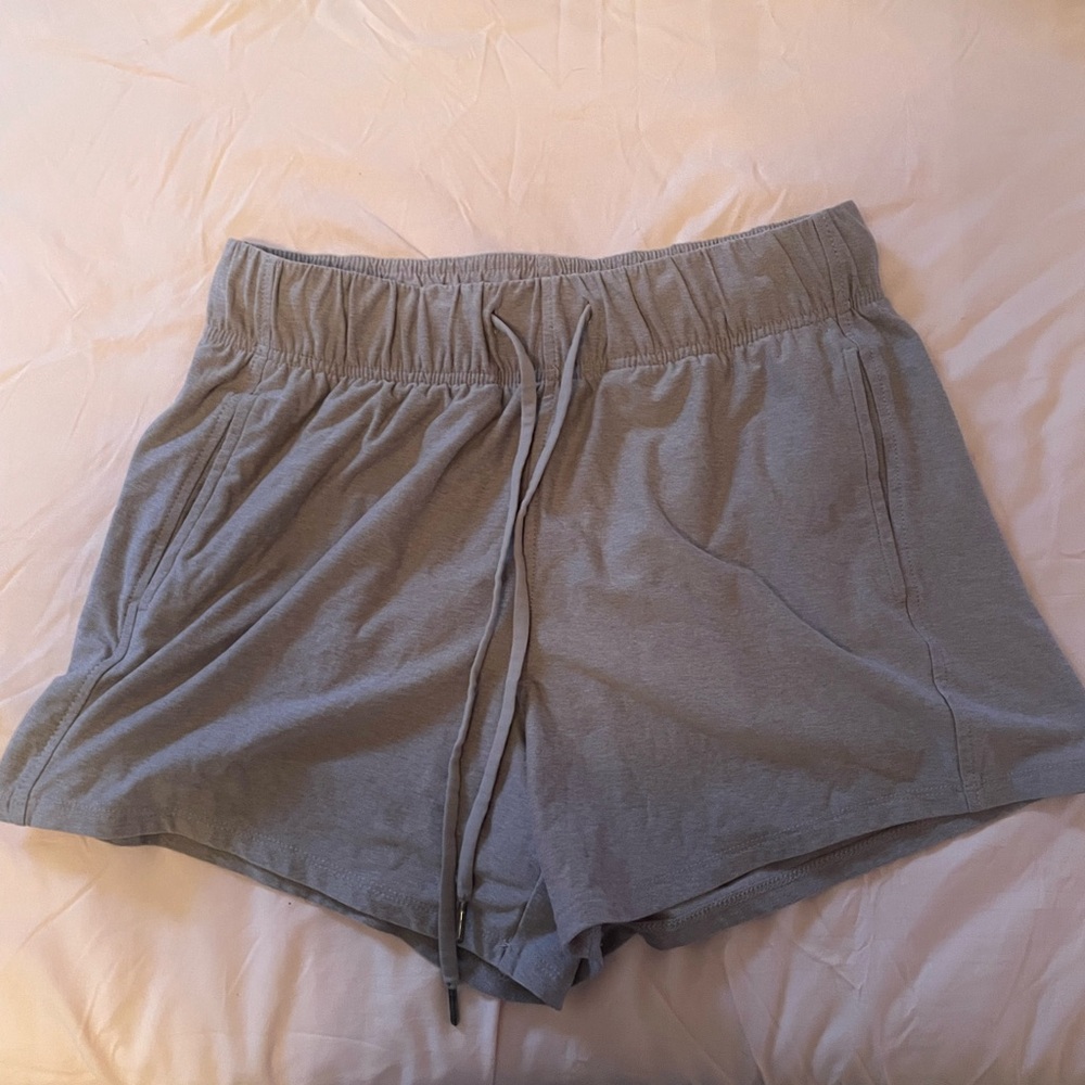 Gray Casual Shorts